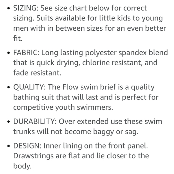 $5☃️NWT! Flow Athletic Swim Suit Boys - Picture 7 of 7